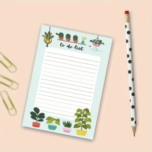 Plant Lover's Daily Planner Notepad