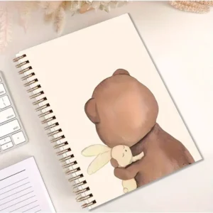 1pc Weekly Planner Cute Bear Hug JournalDaily Planner